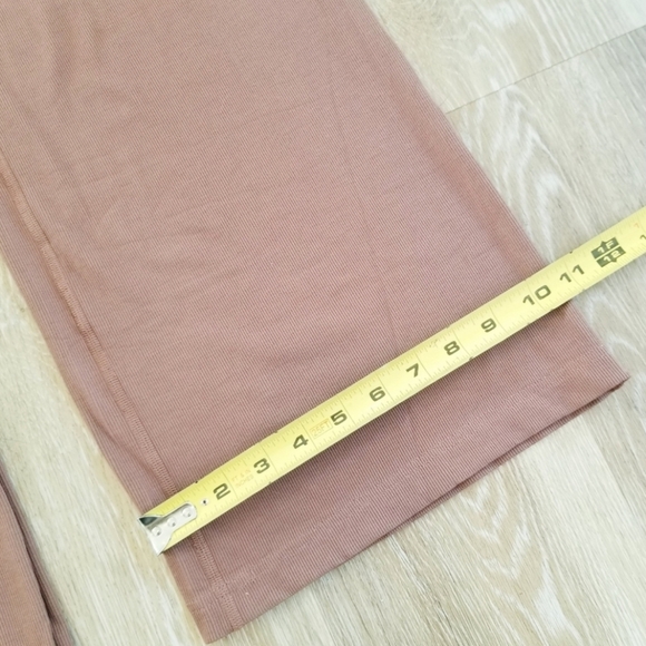 Vuori Mudra Jumpsuit Women's Ribbed Drawstring Pockets Athleisure Hazelnut NWT - Picture 9 of 13